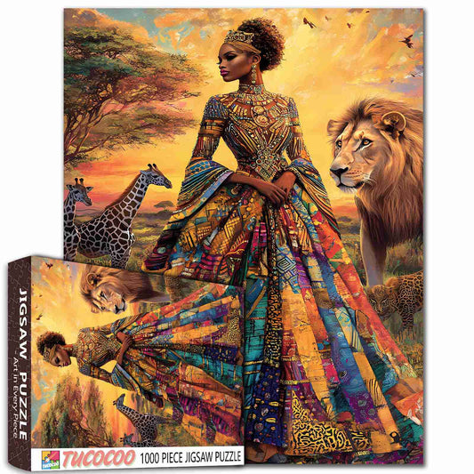 African Beauty in the Wild Jigsaw Puzzle - Tucocoo