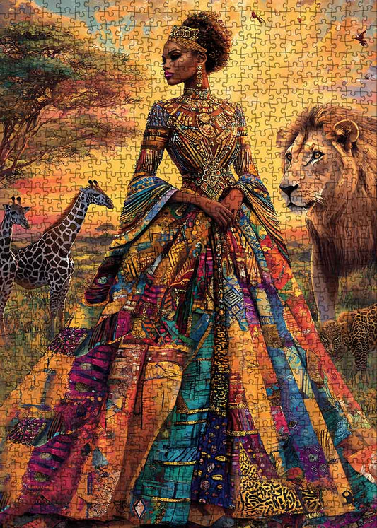 African Beauty in the Wild Jigsaw Puzzle - Tucocoo