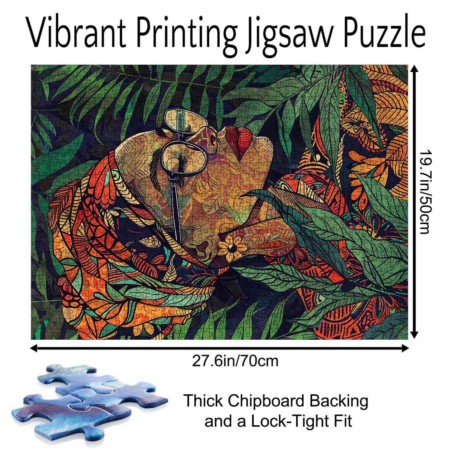 African Botanical Portrait Jigsaw Puzzle - Tucocoo