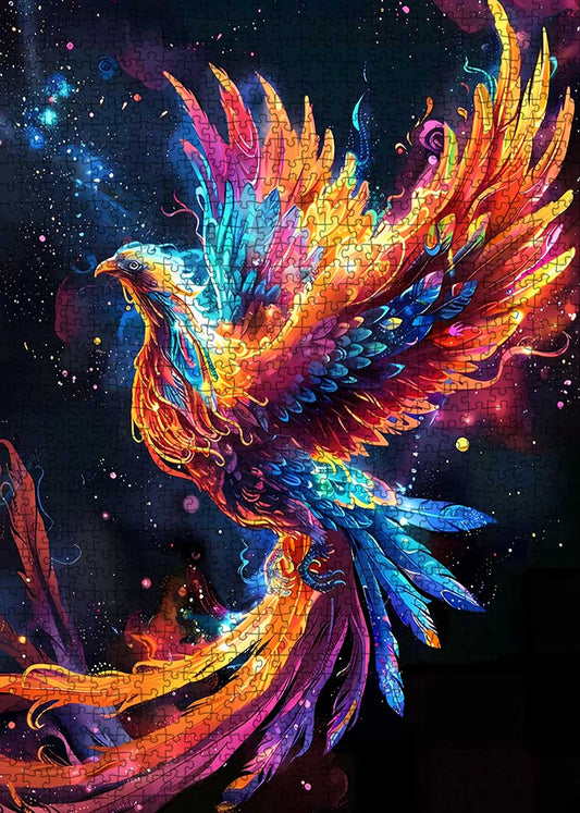 Colorful Phoenix Jigsaw Puzzle - Tucocoo