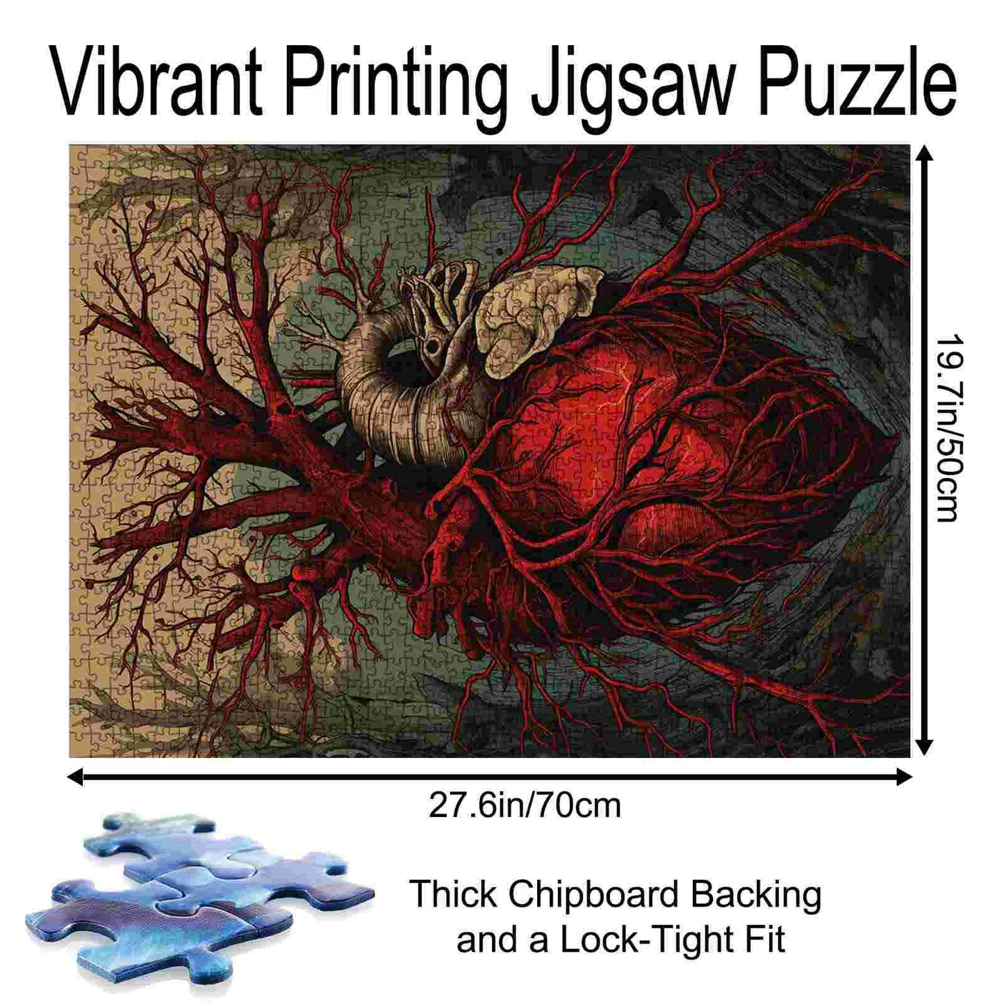Dark Heart Jigsaw Puzzle - Tucocoo