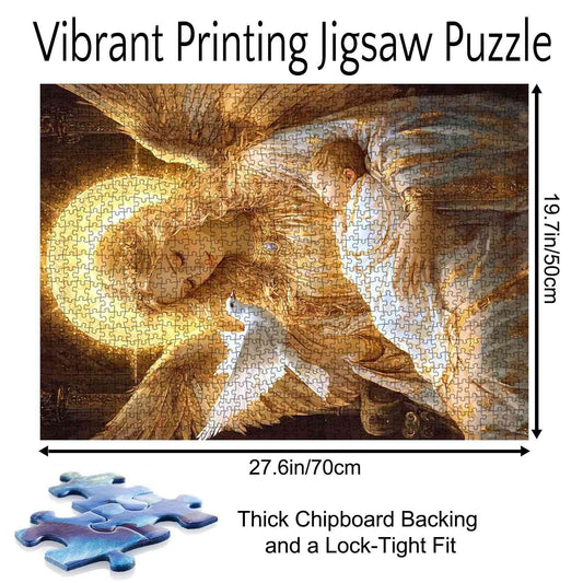 Golden Angel with Baby Jigsaw Puzzle - Tucocoo