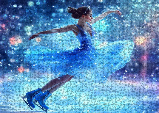 Graceful Ice Skater Jigsaw Puzzle - Tucocoo
