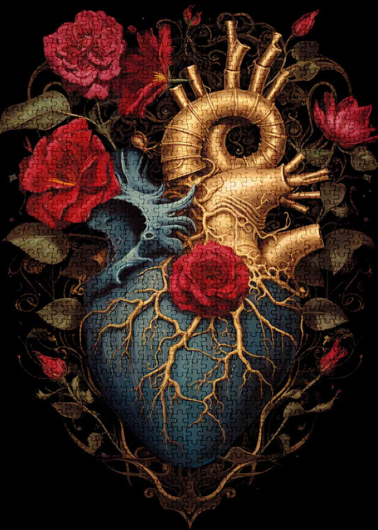 Heart of Roses Jigsaw Puzzles - Tucocoo