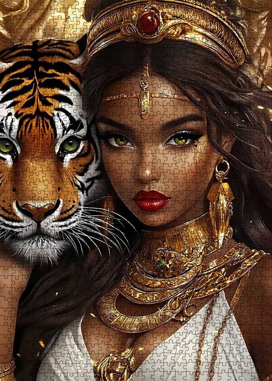 Mystic Tiger Queen Jigsaw Puzzle - Tucocoo