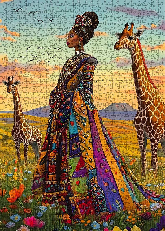 Queen of the Savannah Jigsaw Puzzle - Tucocoo