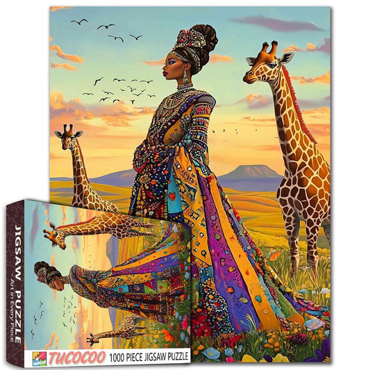 Queen of the Savannah Jigsaw Puzzle - Tucocoo
