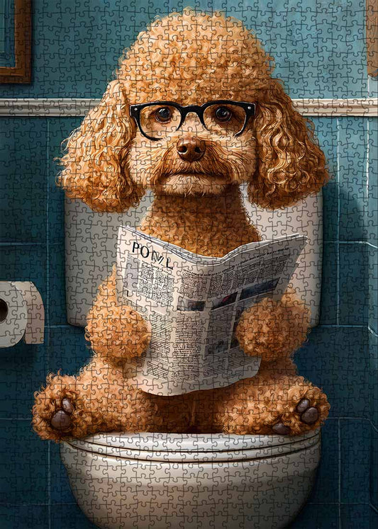 Reading Poodle Puzzle - Tucocoo