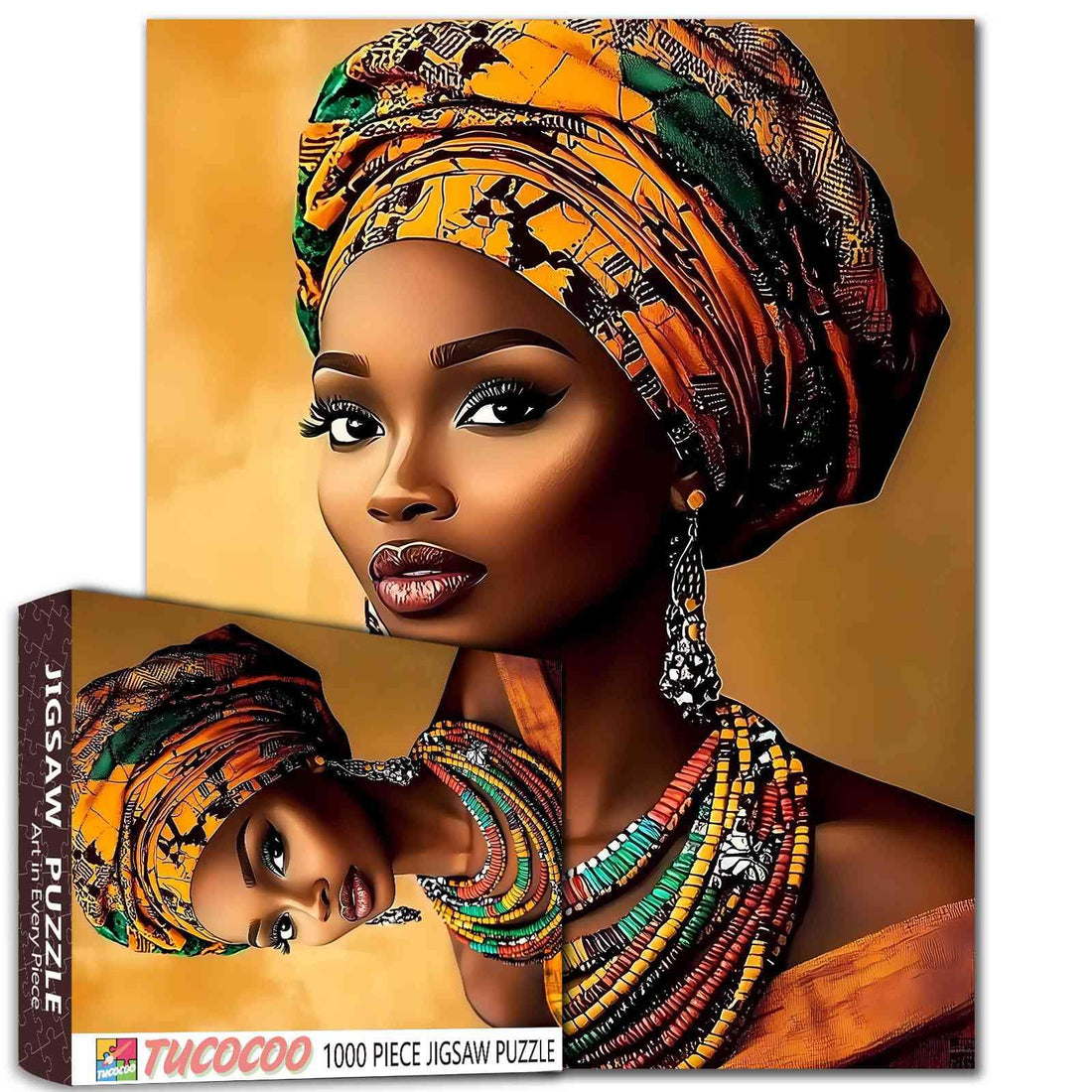 African Beauty Puzzle Brings Culture to Your Table