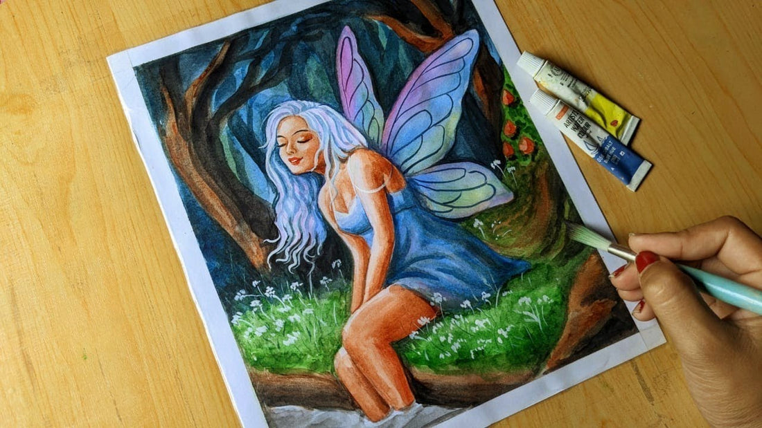 How to Paint Your First Fairy Art Masterpiece for Beginners
