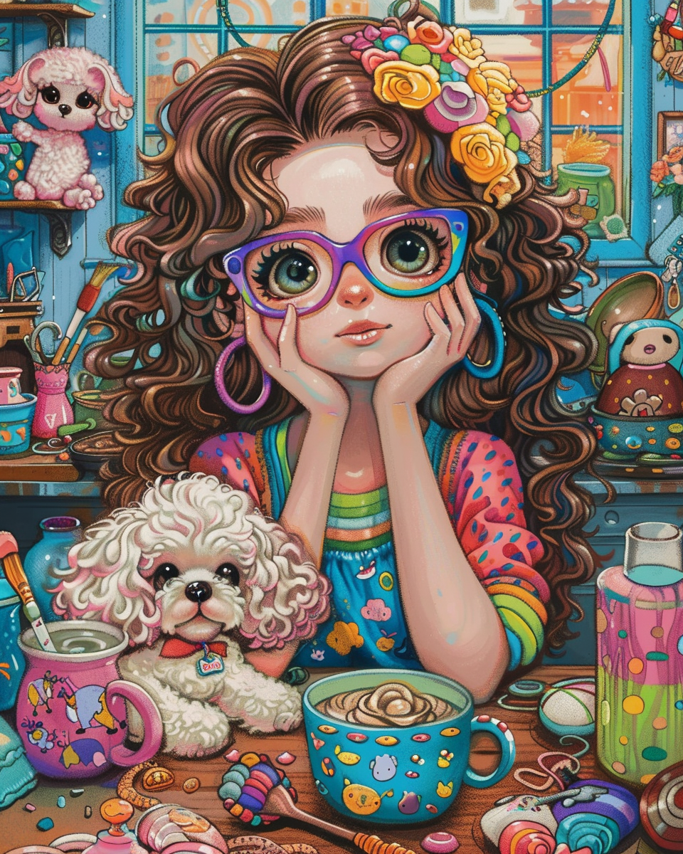 Cute Girls Paint by Numbers