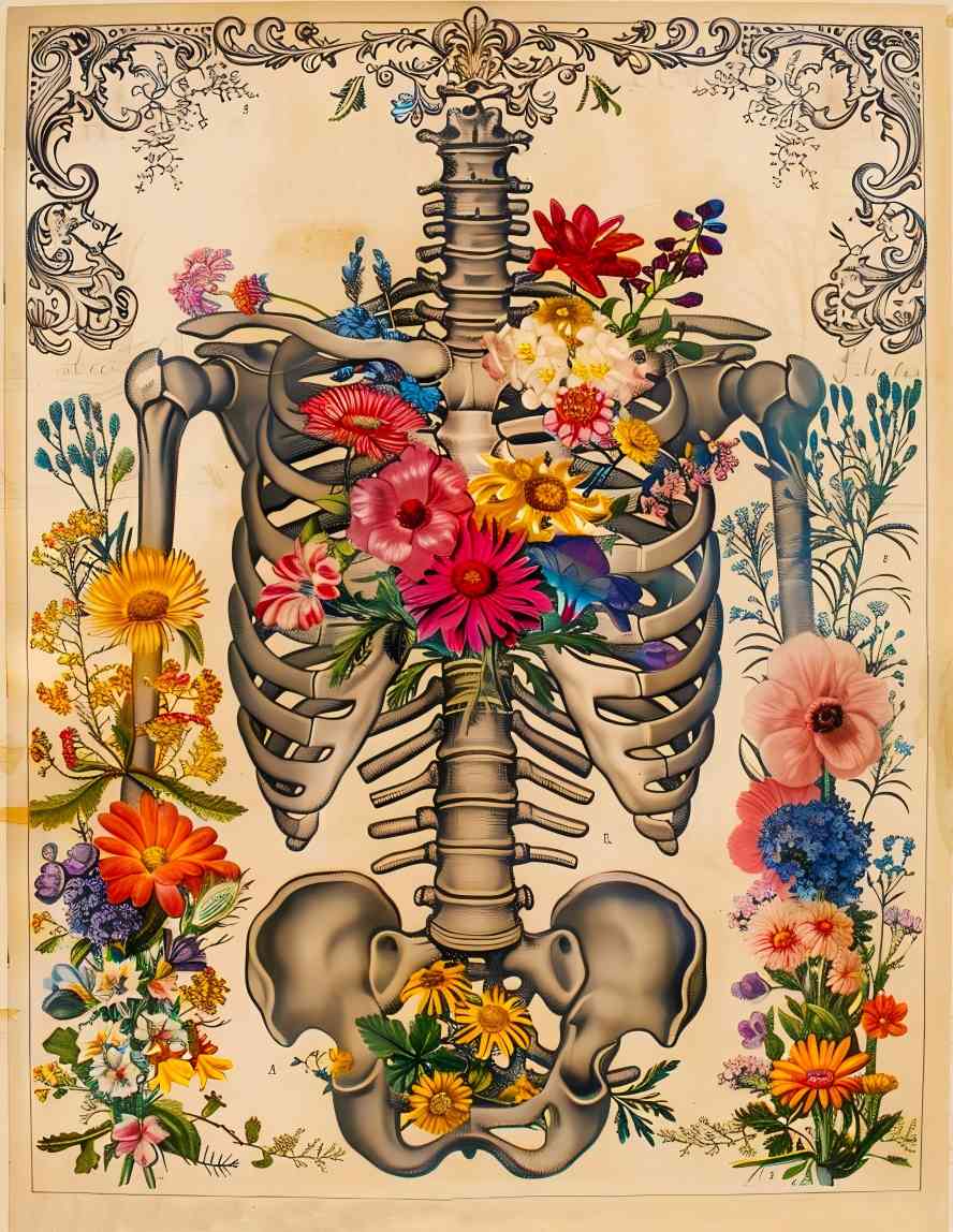 Organs and Flowers Paint by Numbers Tucocoo