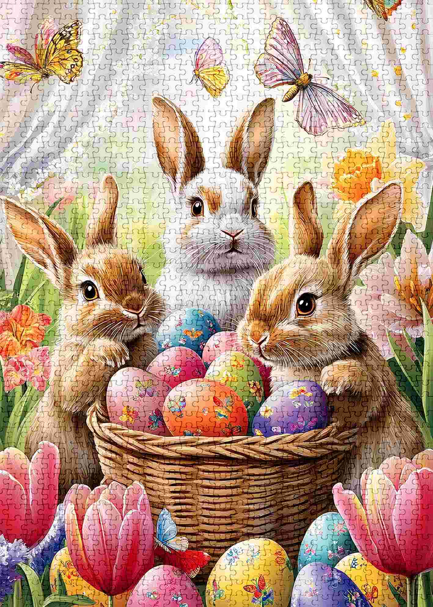 Springtime Bunnies Jigsaw Puzzles