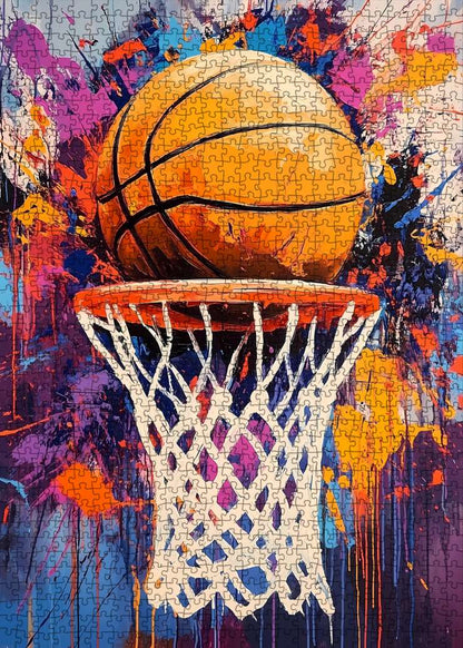 Basketball Slam Dunk Jigsaw Puzzle