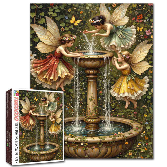 Fairy Fountain Jigsaw Puzzle