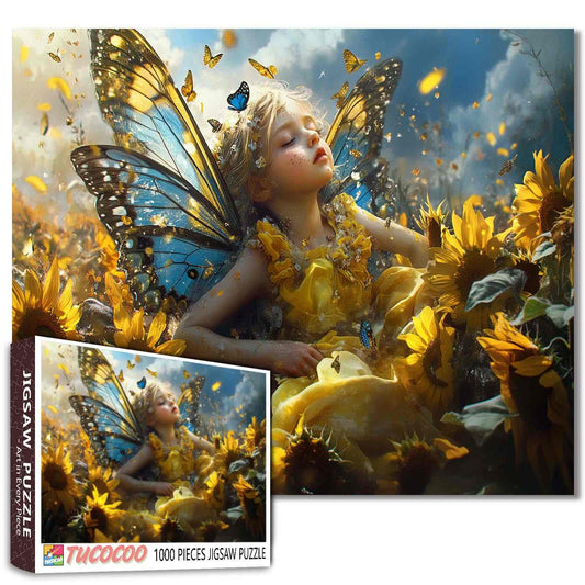 Sunflower Fairy Whispers Jigsaw Puzzle