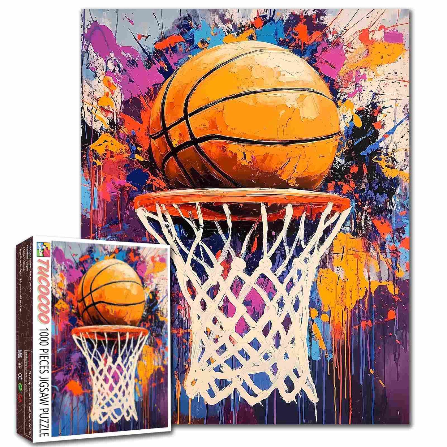 Basketball Slam Dunk Jigsaw Puzzle