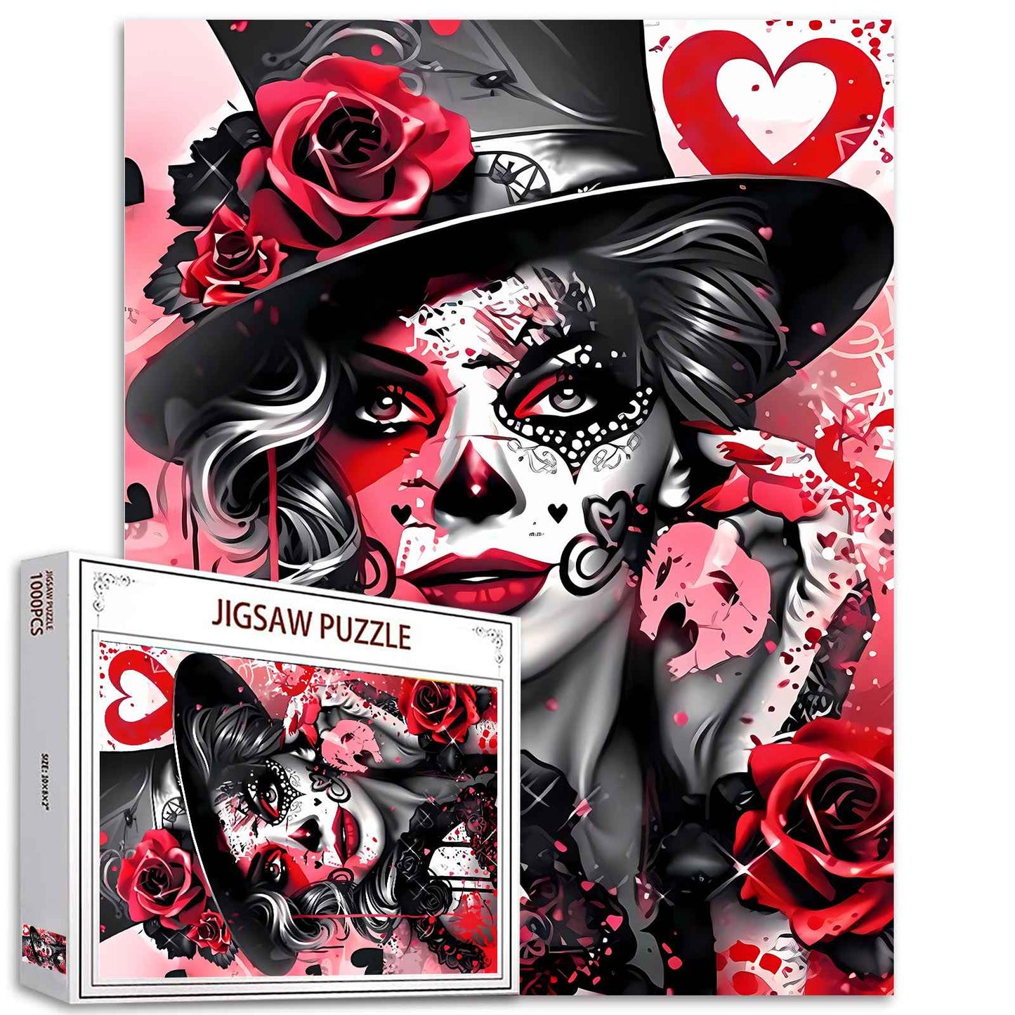 Seductive Rose Mask Beauty Jigsaw Puzzles