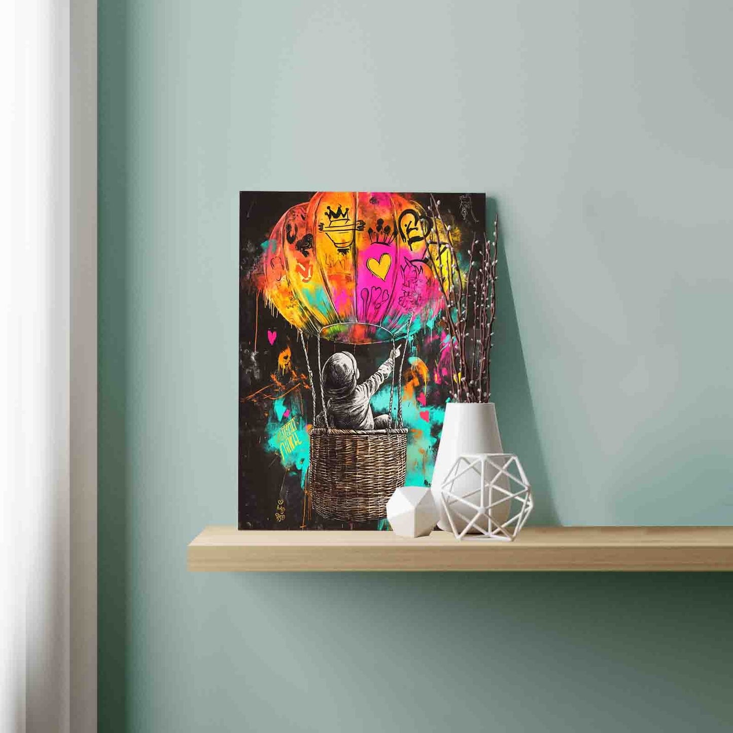 Child Pointing Sky Paint by Numbers