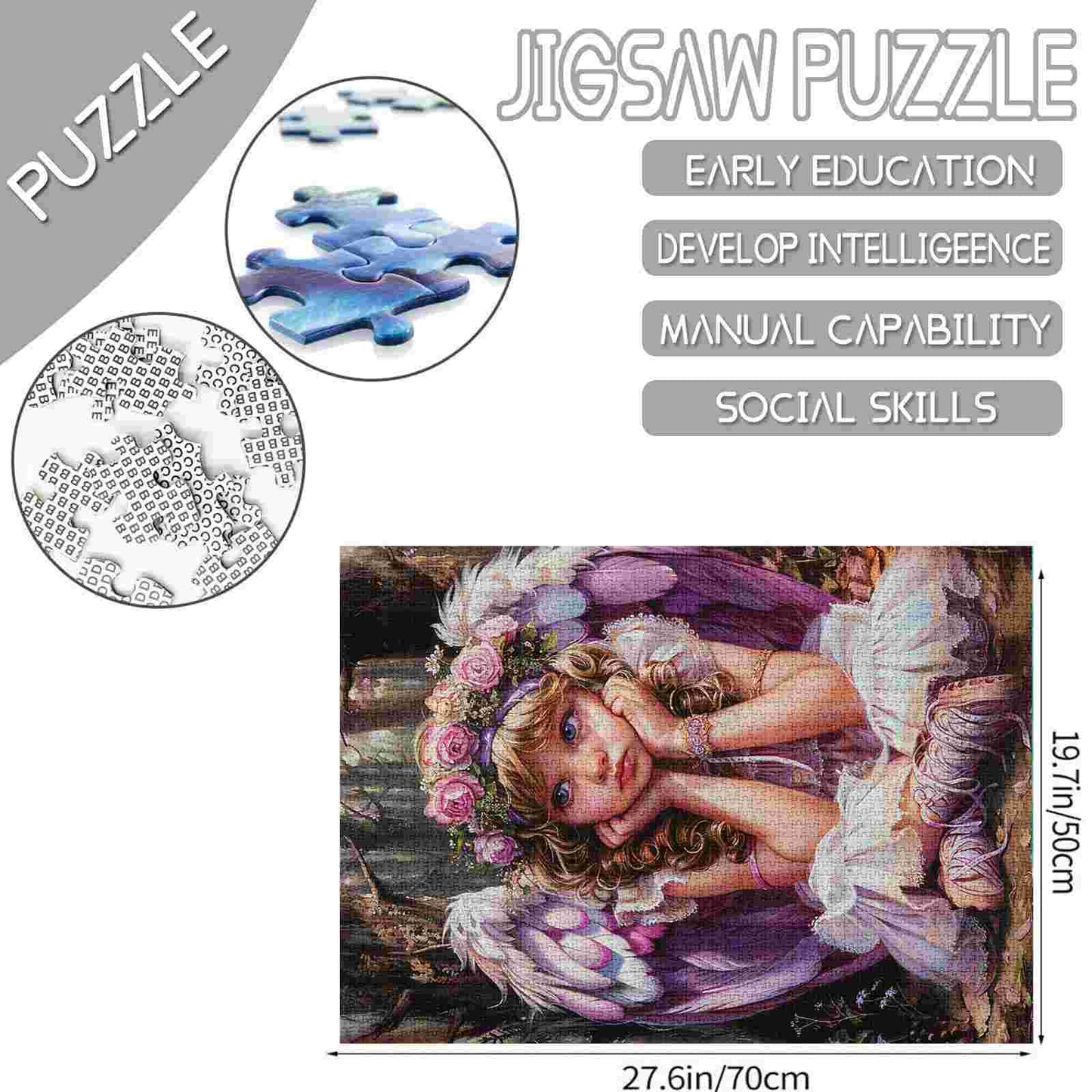 Lilac Dreams Fairy Puzzle