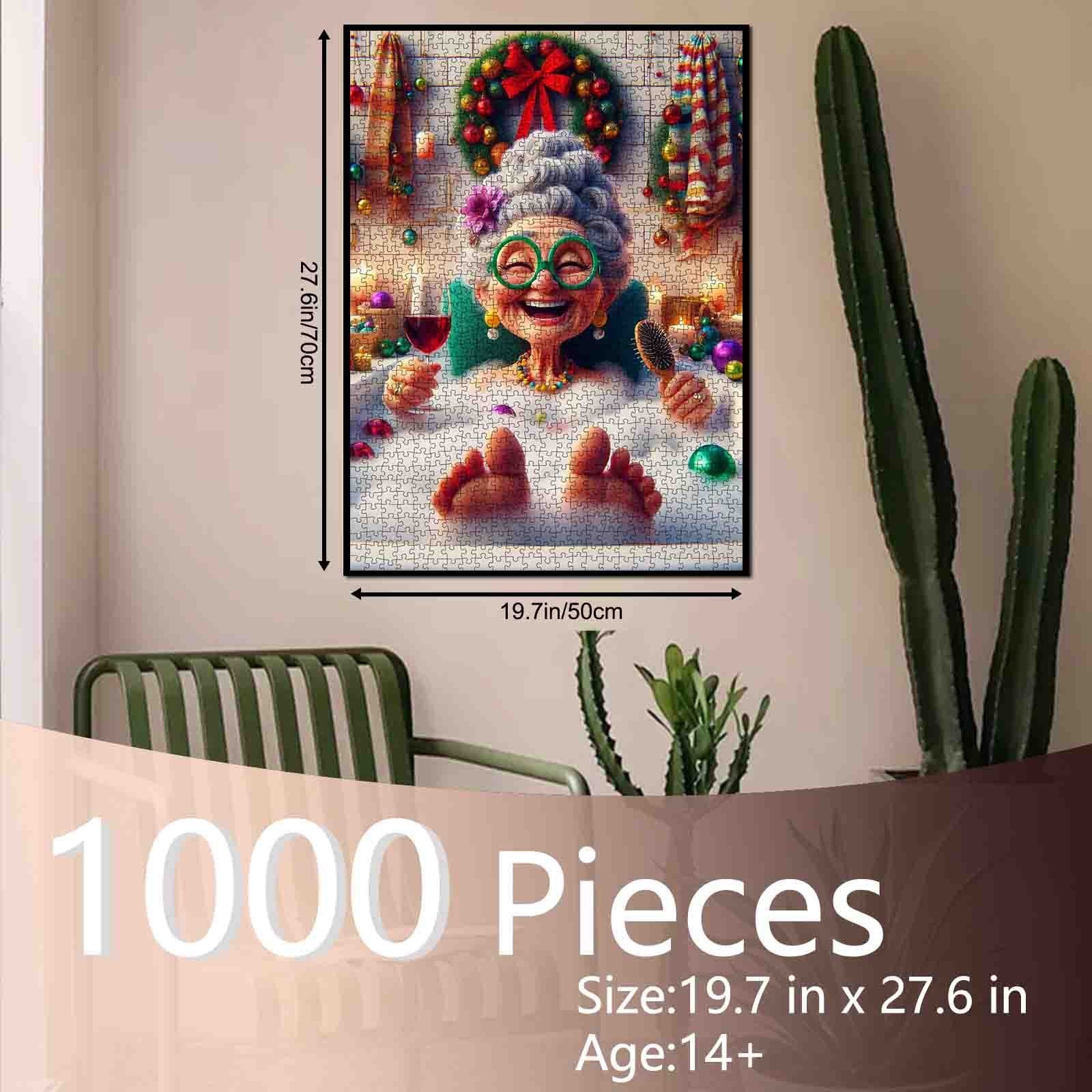 Christmas Bubble Bath Joy Jigsaw Puzzle