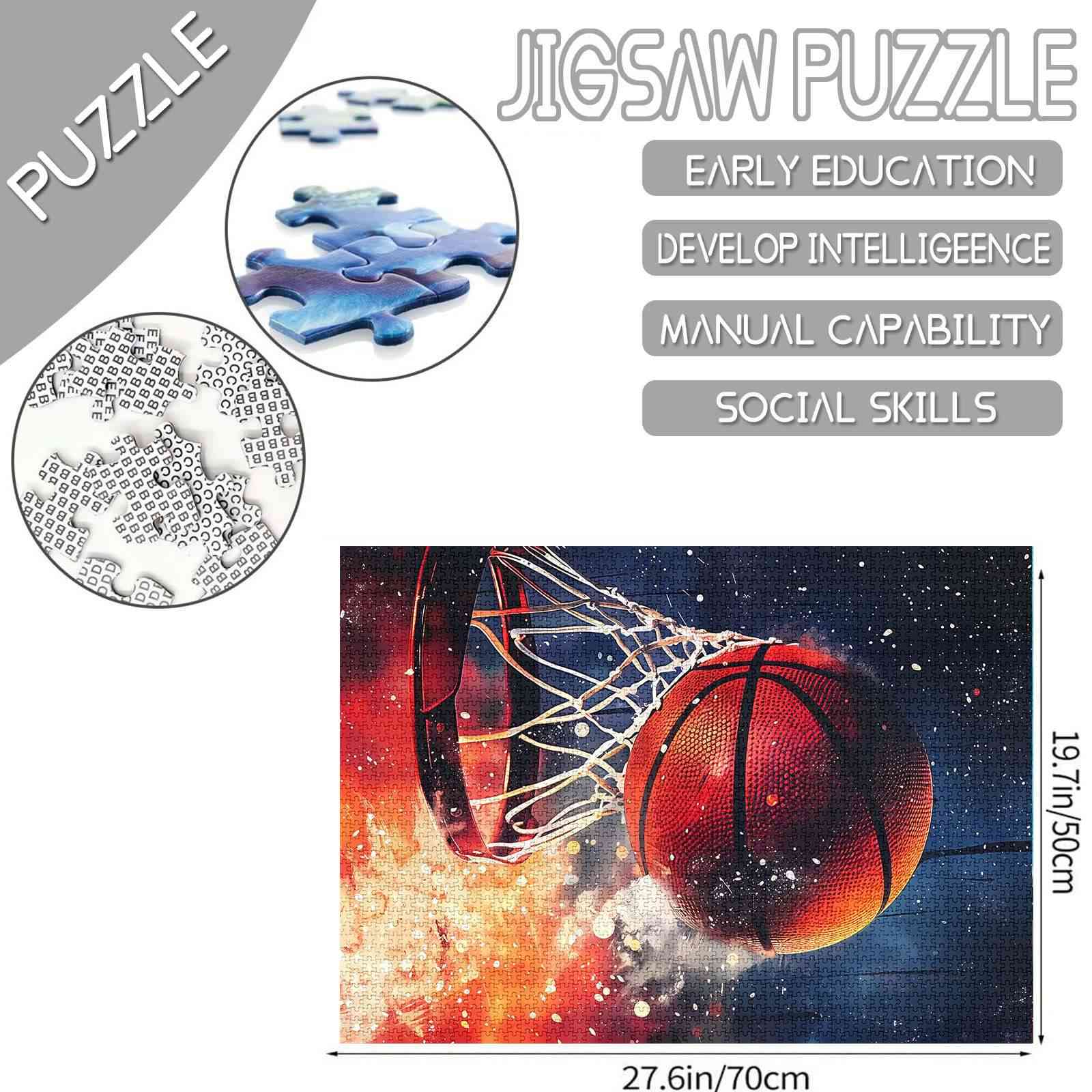 Basketball Slam Dunk Sport Jigsaw Puzzles