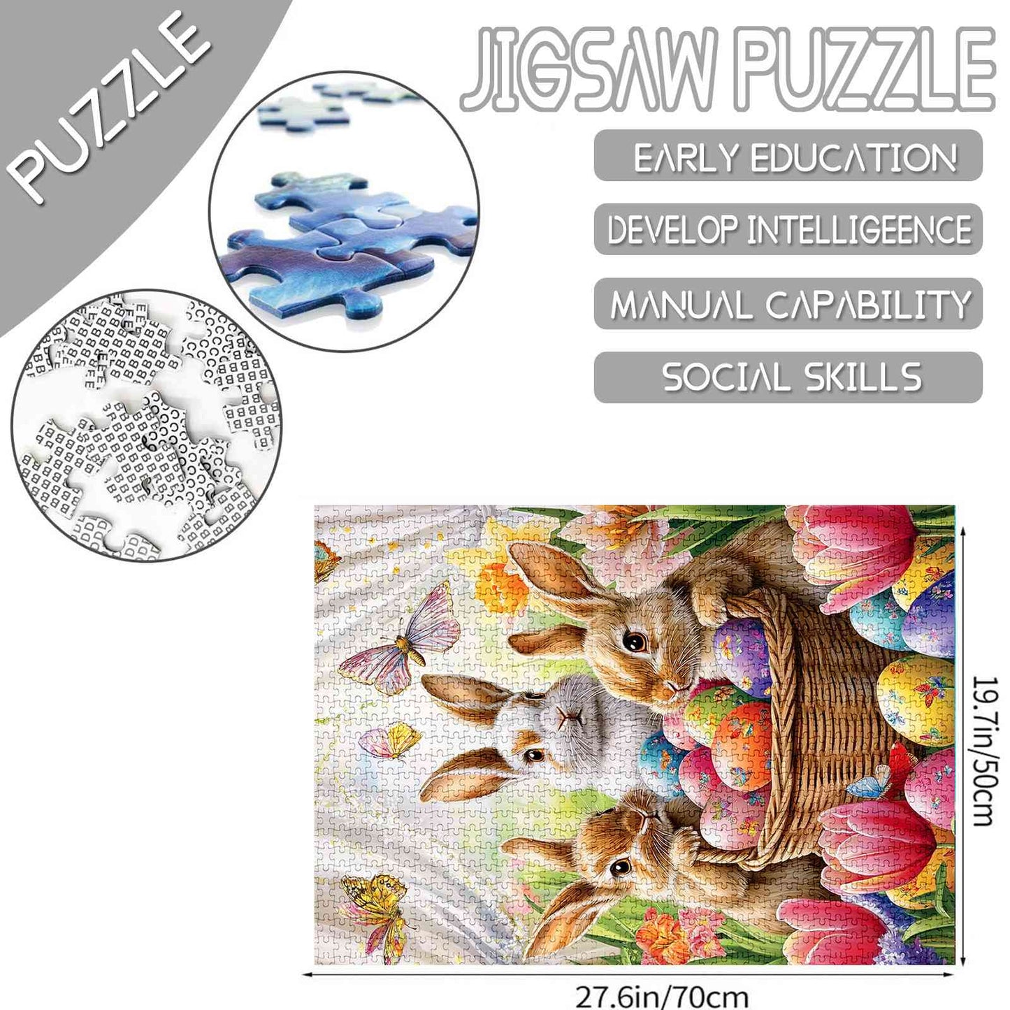 Springtime Bunnies Jigsaw Puzzles