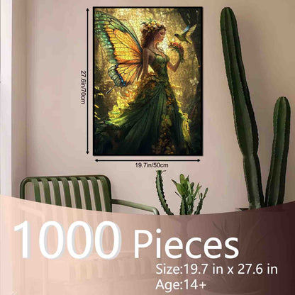 Enchanted Woodland Butterfly Fairy Jigsaw Puzzle