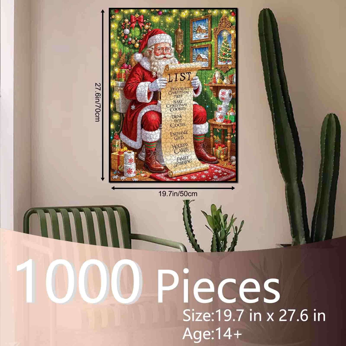 Santa’s Christmas Checklist Jigsaw Puzzle