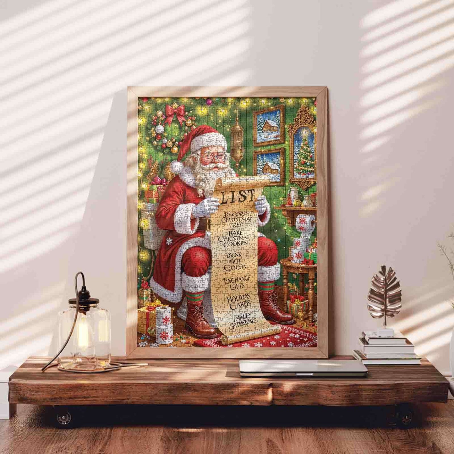 Santa’s Christmas Checklist Jigsaw Puzzle
