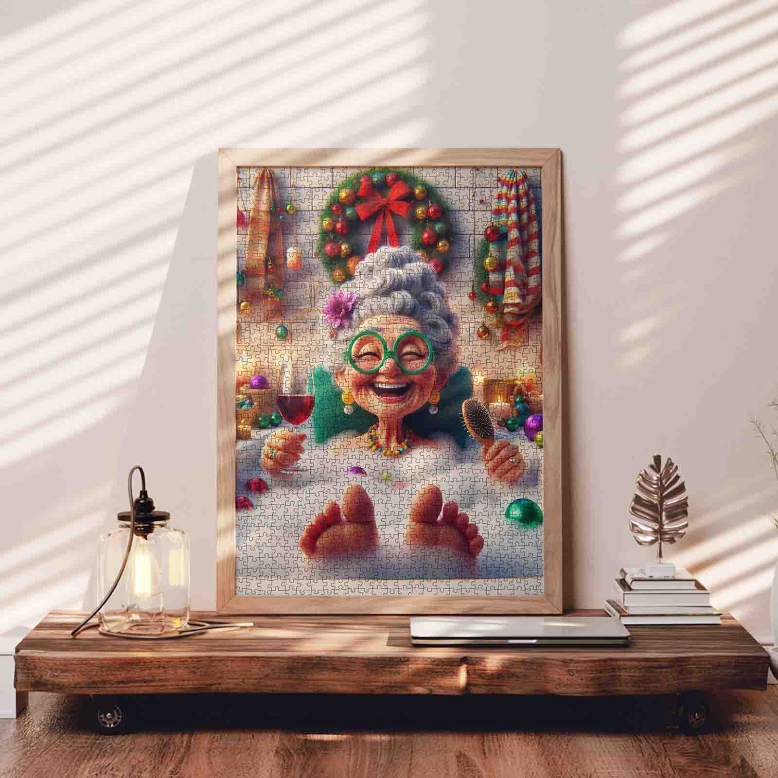 Christmas Bubble Bath Joy Jigsaw Puzzle