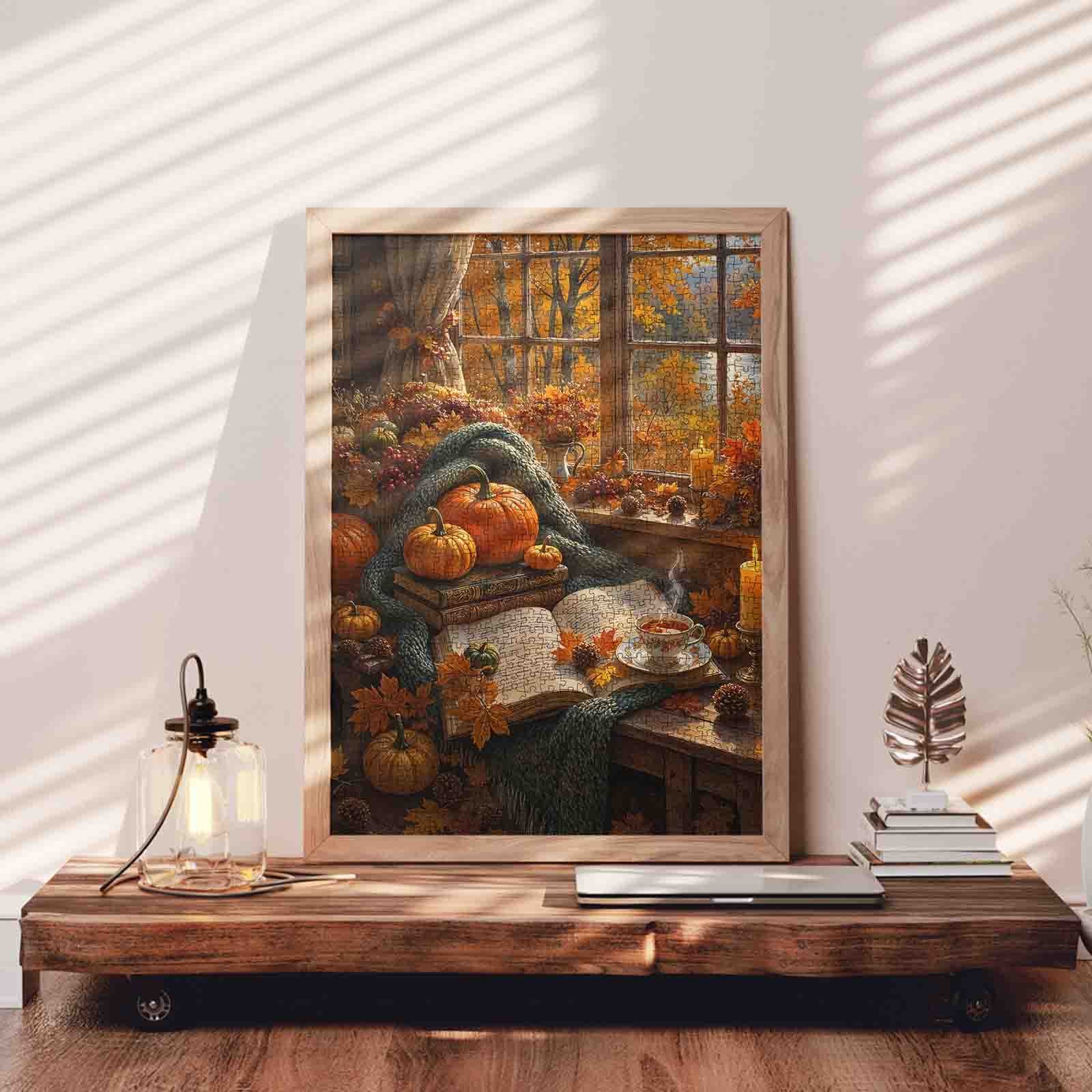 Autumn Reading Nook Jigsaw Puzzle – Tucocoo