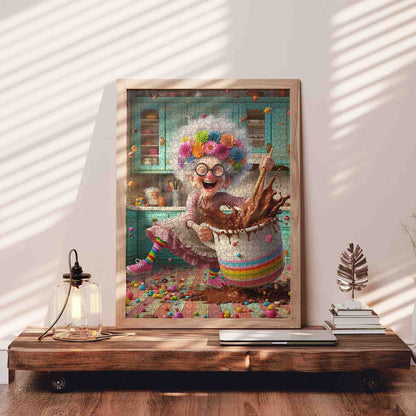 Joyful Chocolate Chaos Jigsaw Puzzle