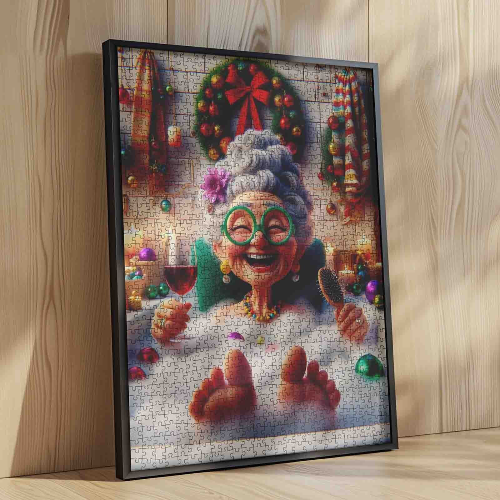 Christmas Bubble Bath Joy Jigsaw Puzzle