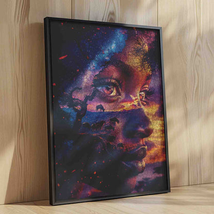 African Sunset Dream Jigsaw Puzzle