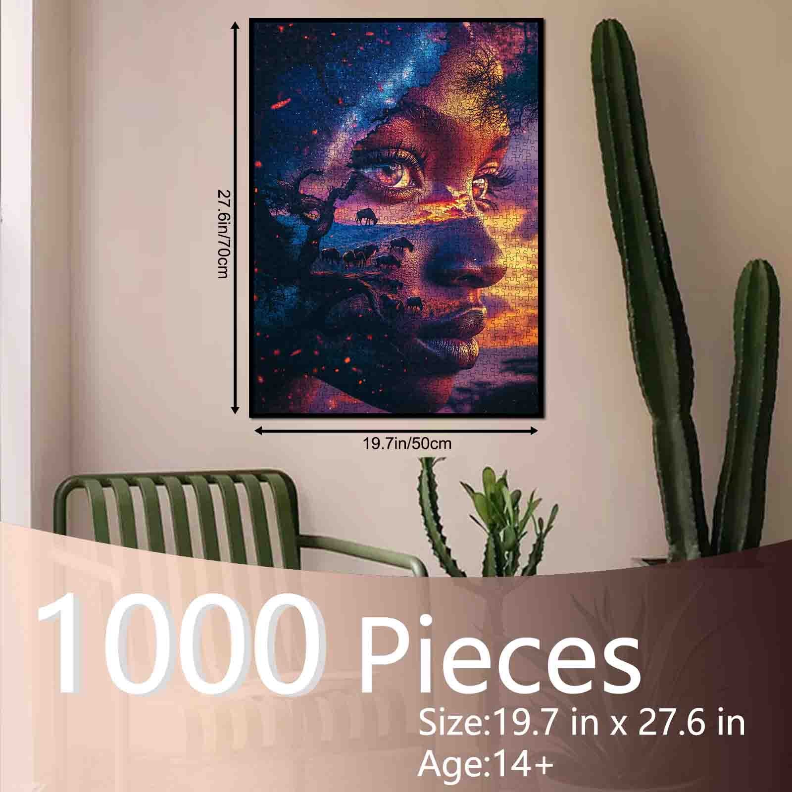 African Sunset Dream Jigsaw Puzzle