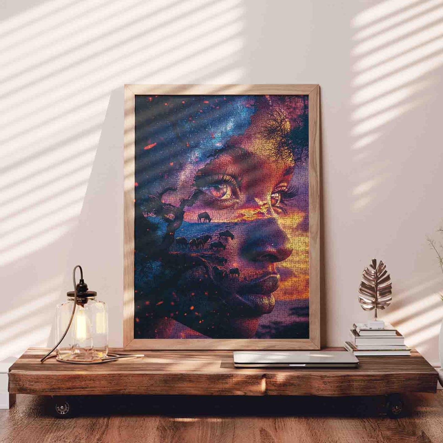 African Sunset Dream Jigsaw Puzzle