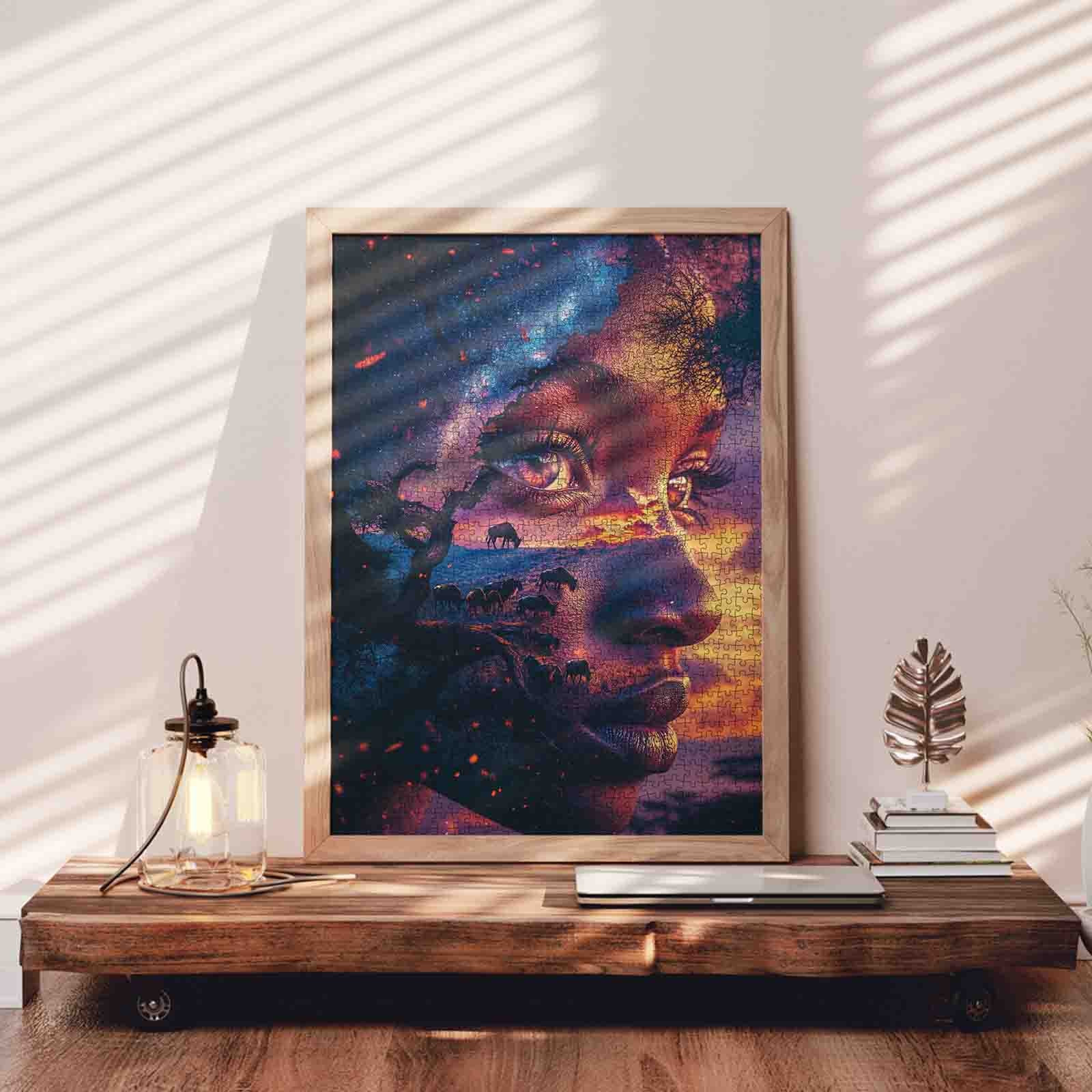 African Sunset Dream Jigsaw Puzzle