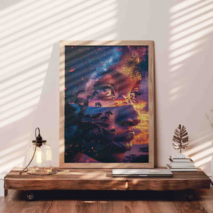 African Sunset Dream Jigsaw Puzzle