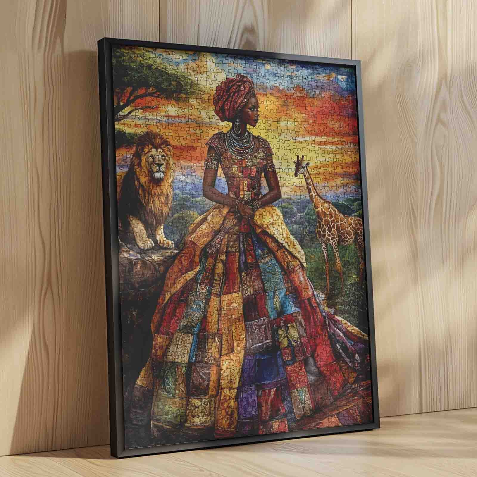 African Sunset Majesty Jigsaw Puzzle