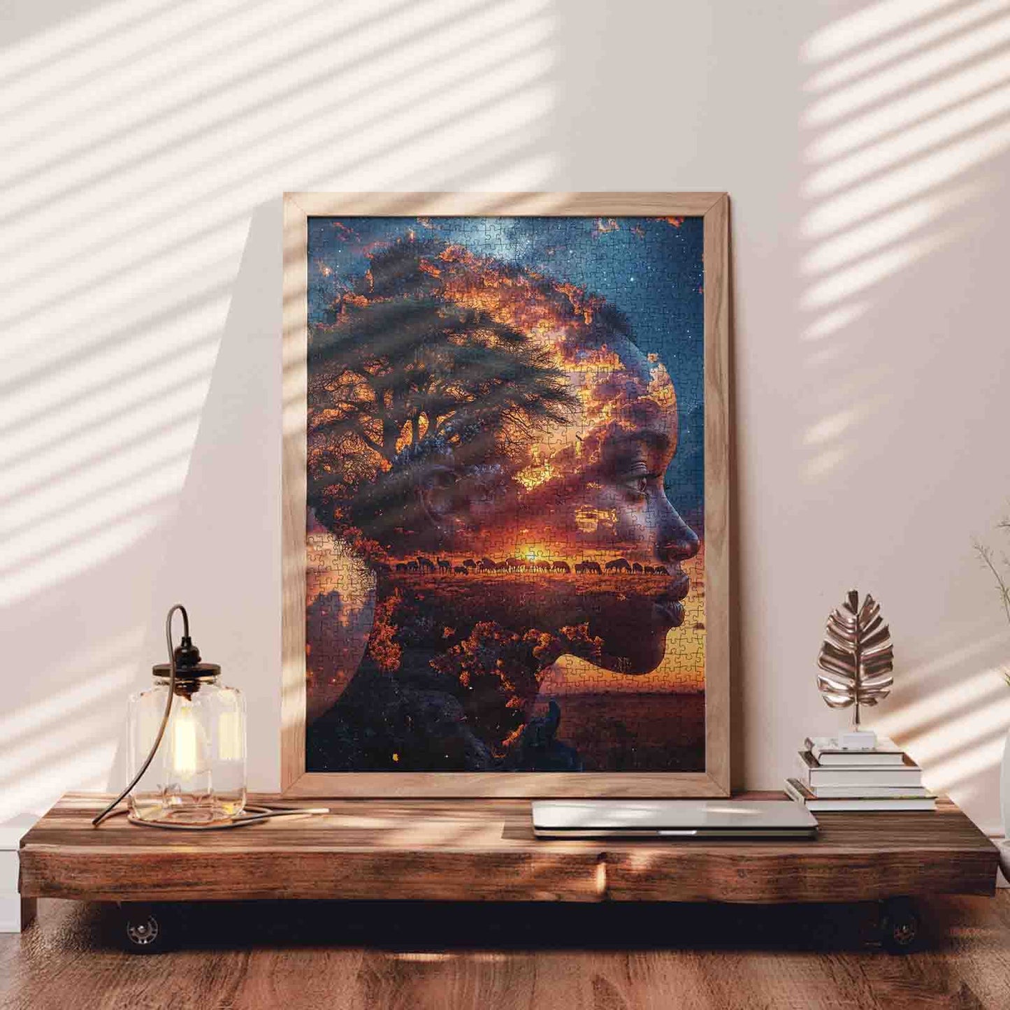 African Sunset Spirit Jigsaw Puzzle