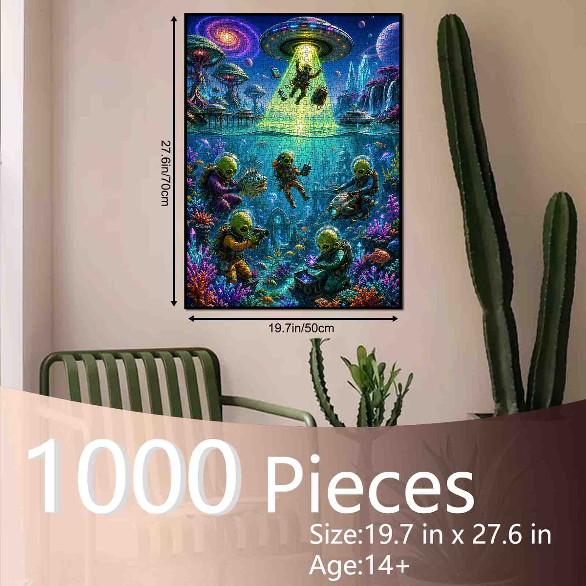 Alien Underwater Crystal Hunt Jigsaw Puzzle