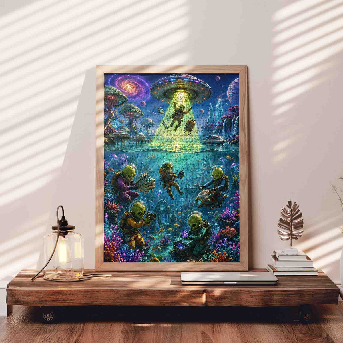 Alien Underwater Crystal Hunt Jigsaw Puzzle