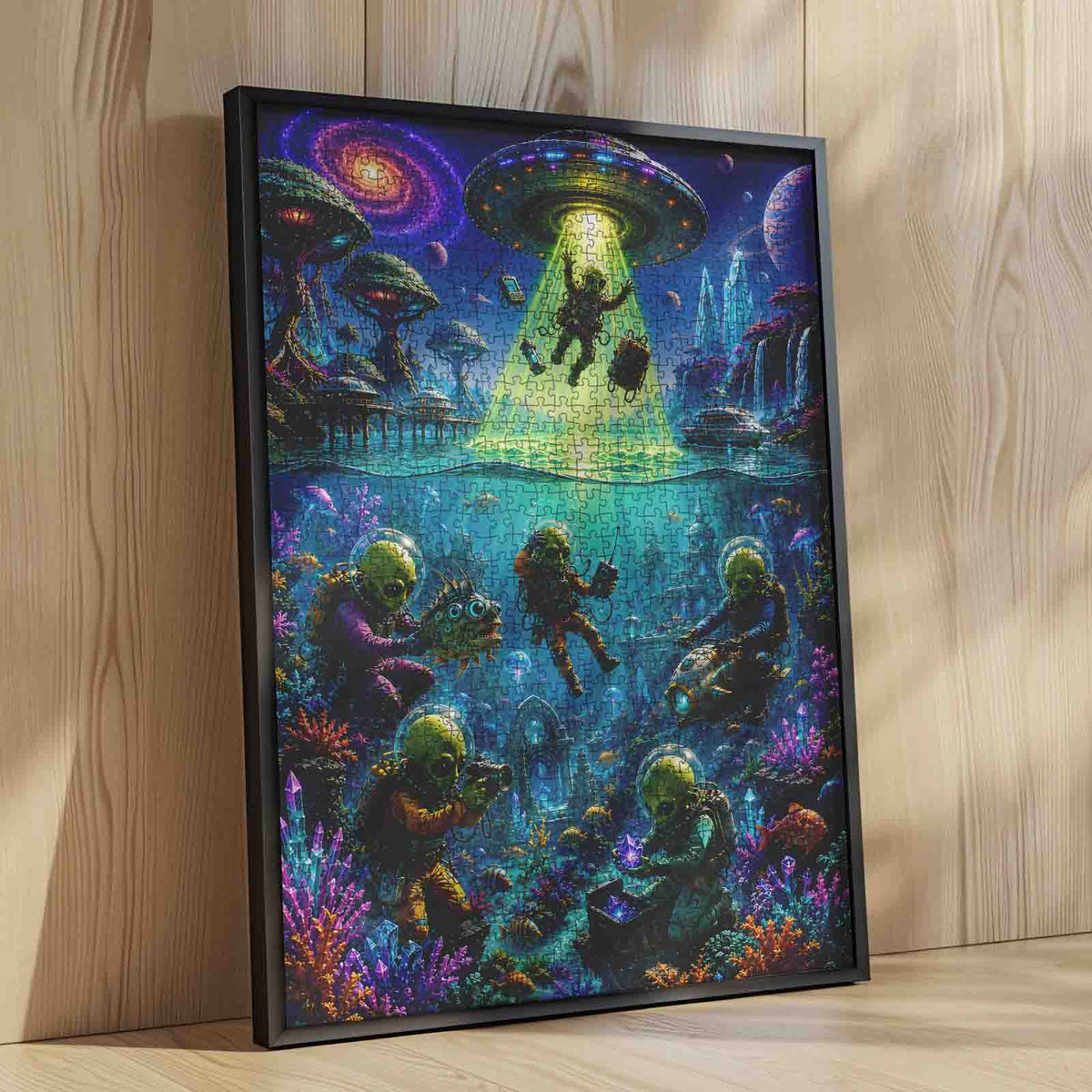 Alien Underwater Crystal Hunt Jigsaw Puzzle