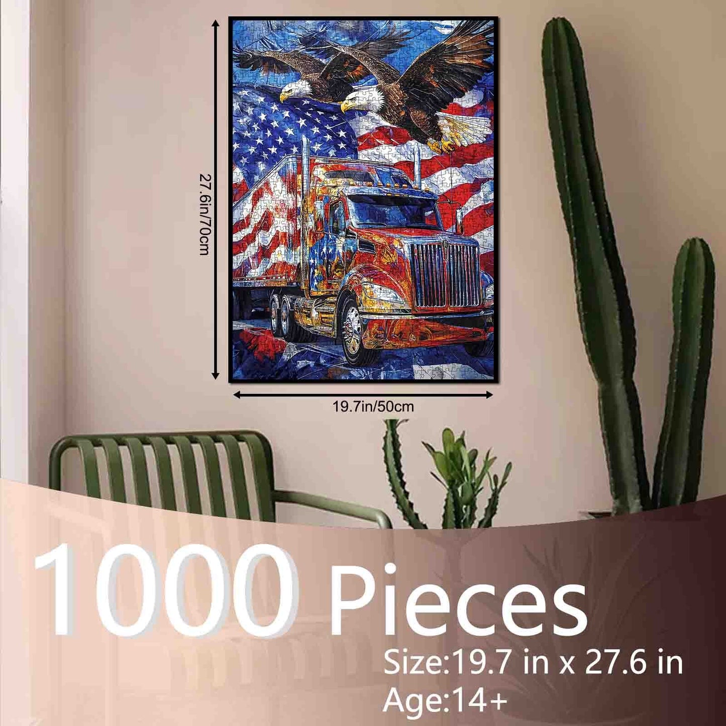 American Eagle Freedom Truck Jigsaw Puzzle