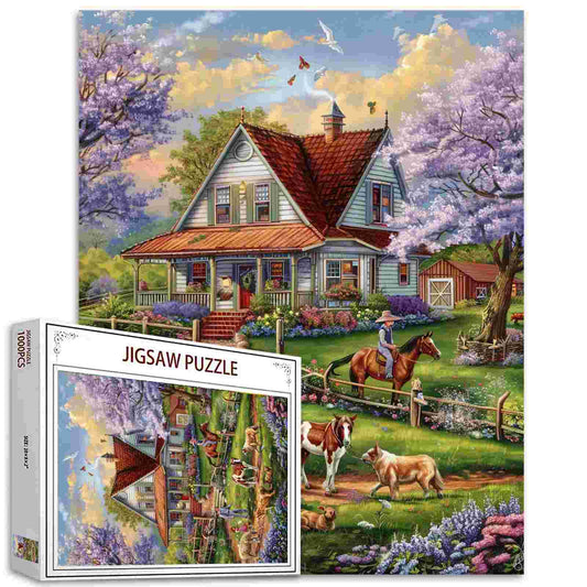 Puzzles de maisons à la campagne