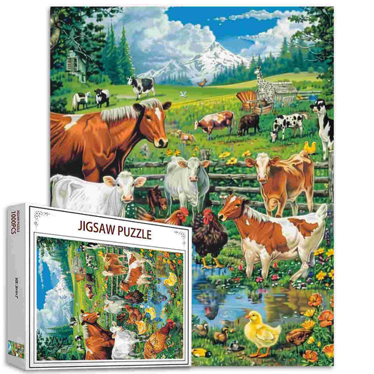 Puzzles d'animaux de la ferme