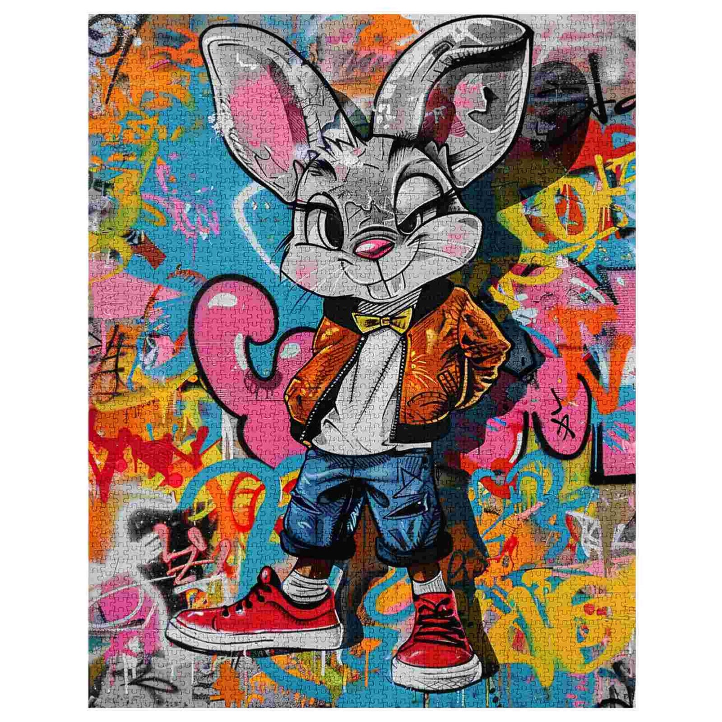 Cool Graffiti Bunny Jigsaw Puzzles