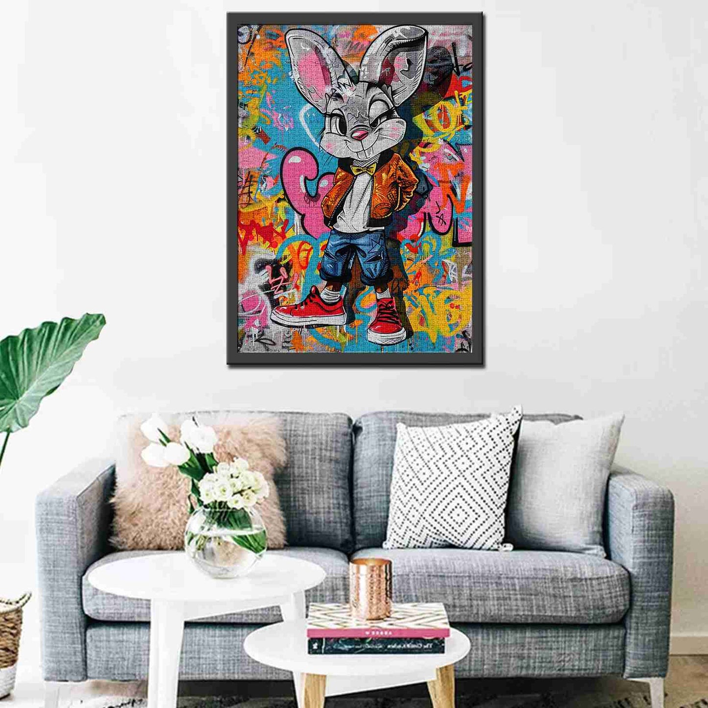 Cool Graffiti Bunny Jigsaw Puzzles