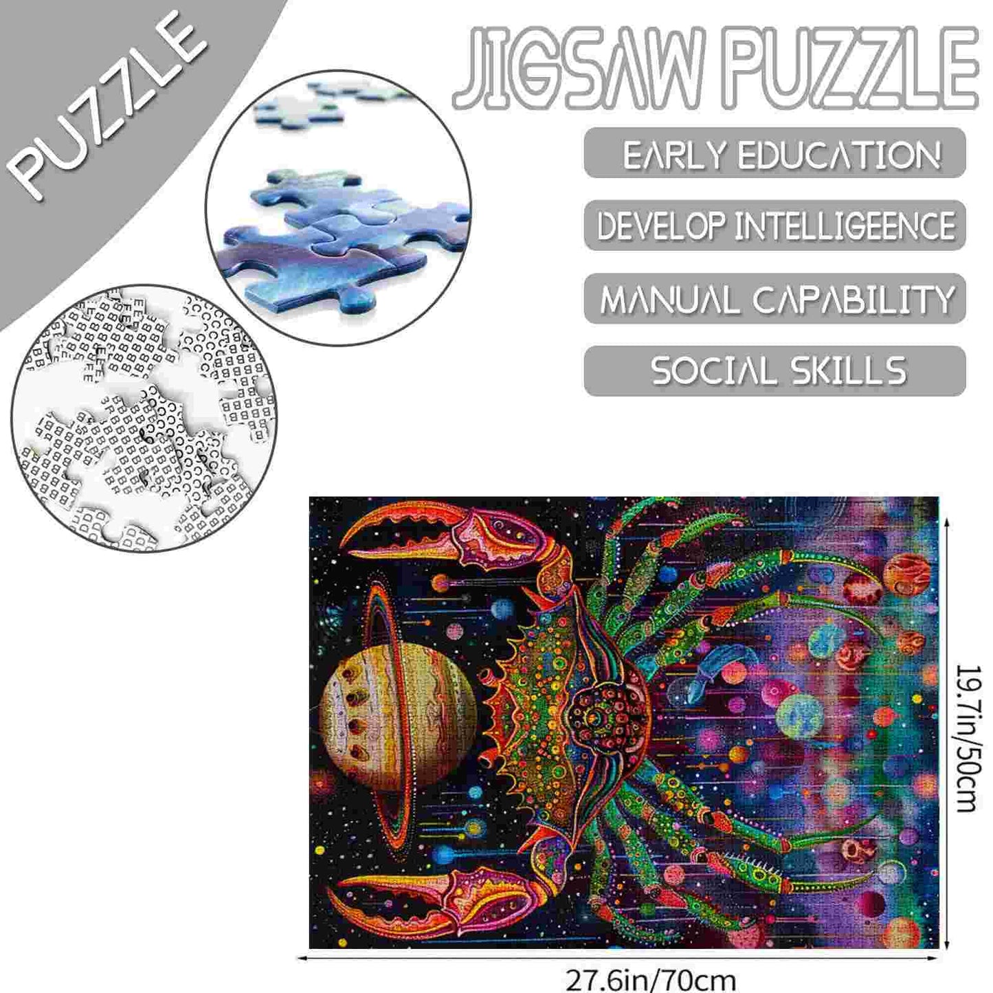 Puzzles de crabe cosmique 